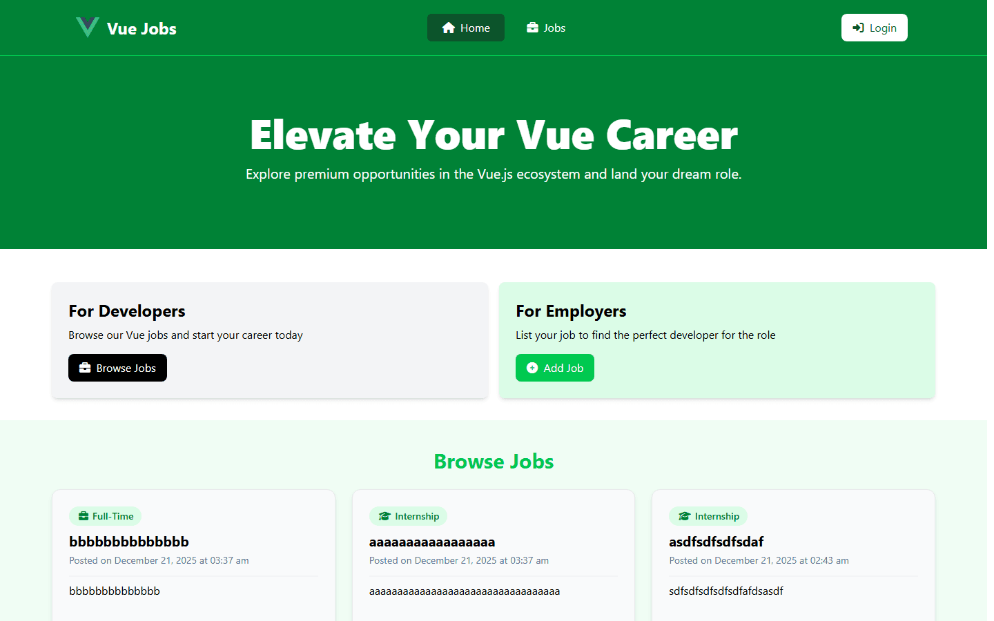 Vue Jobs